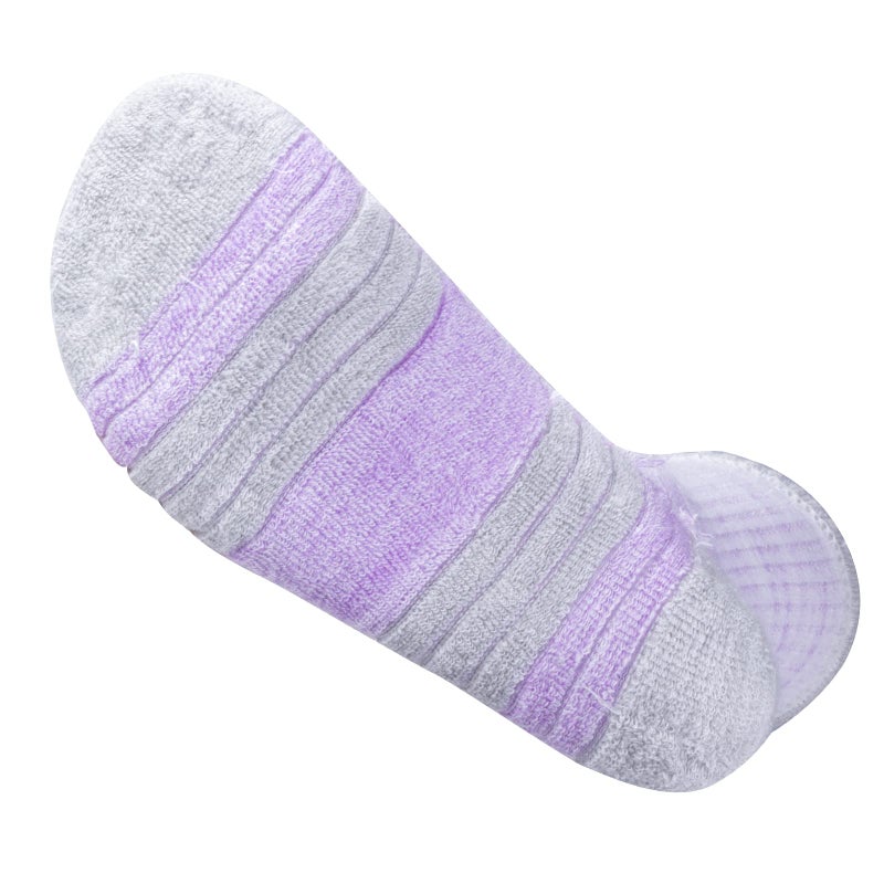 YUEDGE Womens Socks Moisture Wicking Cotton Cushioned Crew Socks For Women Size 9-11, Performance Gym Tennis Training Hiking Athletic Socks, Multicolor, 5 Pairs - Image 4